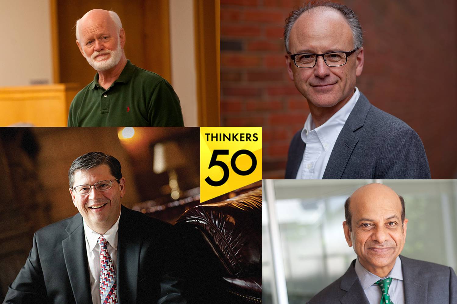 Thinkers50 recognized Tuck faculty,