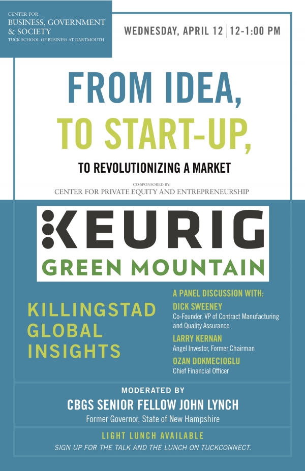 Tuck School of Business | Keurig: From idea, to start-up, to